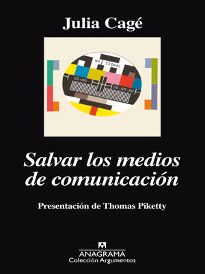cover image of Salvar los medios de comunicación